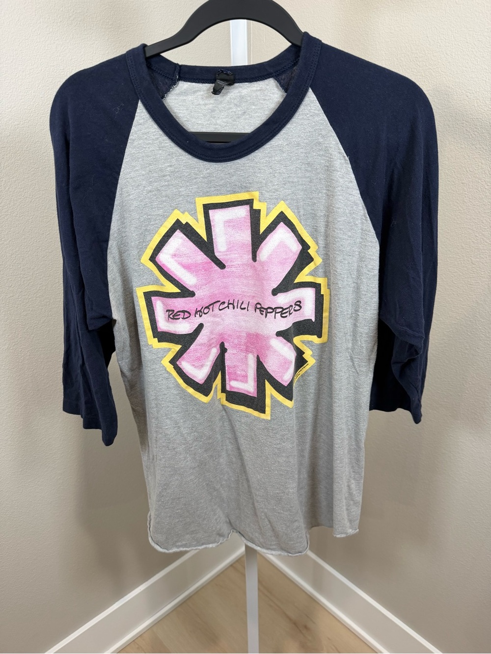 Red Hot Chili Peppers The Getaway Tour Baseball Tee Raglan Shirt Size L Tultex